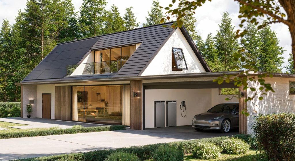 Anker Solix X1 thuisbatterij aan de muur