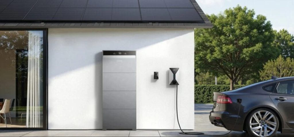 Anker Solix X1 thuisbatterij met elektrische auto